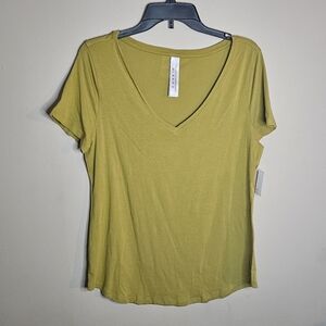 Core 10 Mustard Yellow Large Work Out Tee